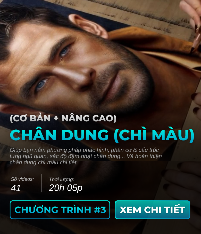 Khóa 1 nền tảng mỹ thuật